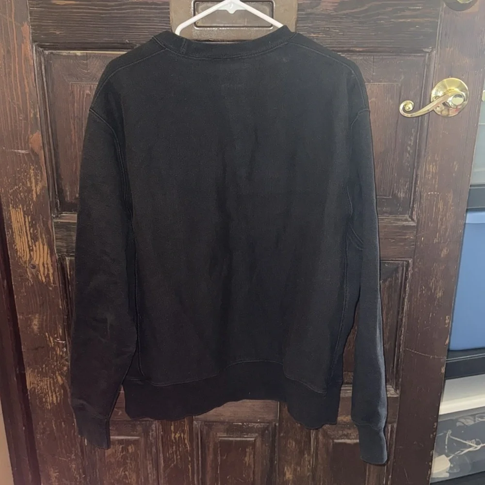 Champion Men's Black Crewneck Sweater - Picture 2 of 4